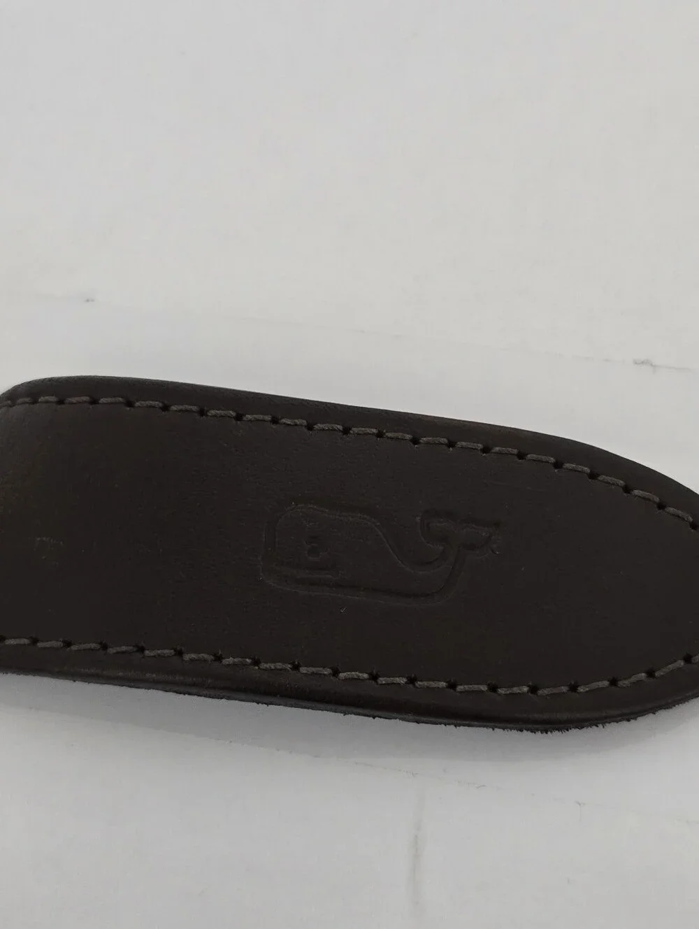 VINEYARD VINES men’s 38 Cotton Silk Ribbon Belt Whales Navy Green Made IN USA